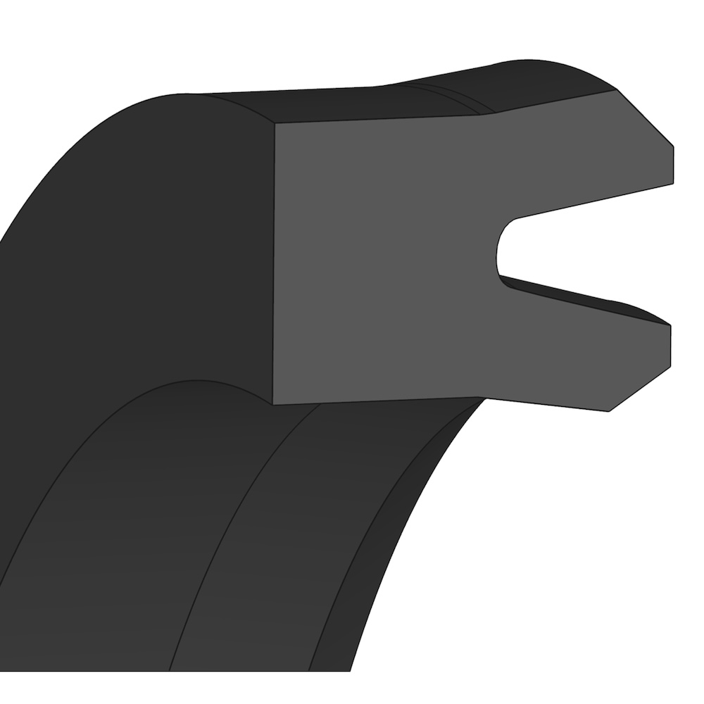 Joint translation piston en U